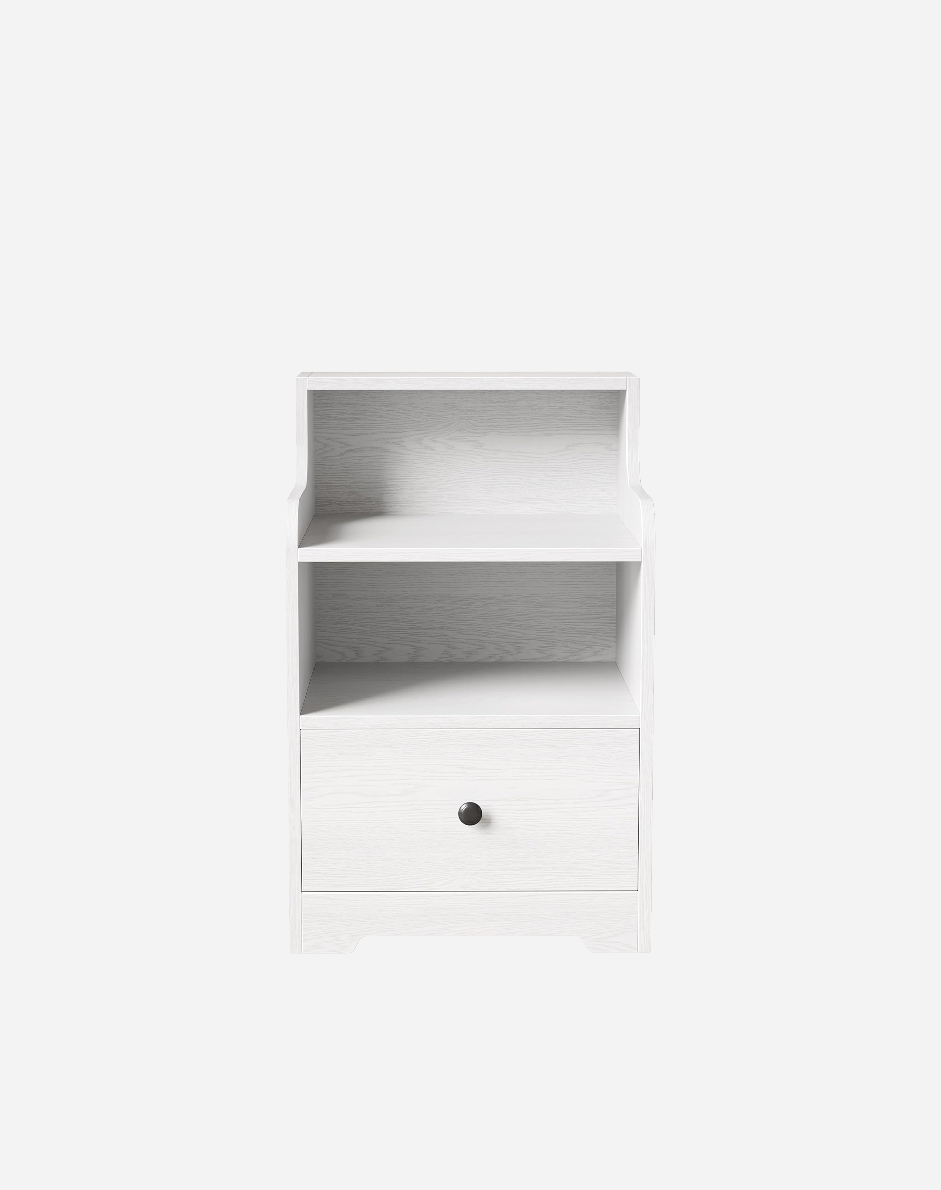 LIKIMIO Versatile Wood Grain Nightstand
