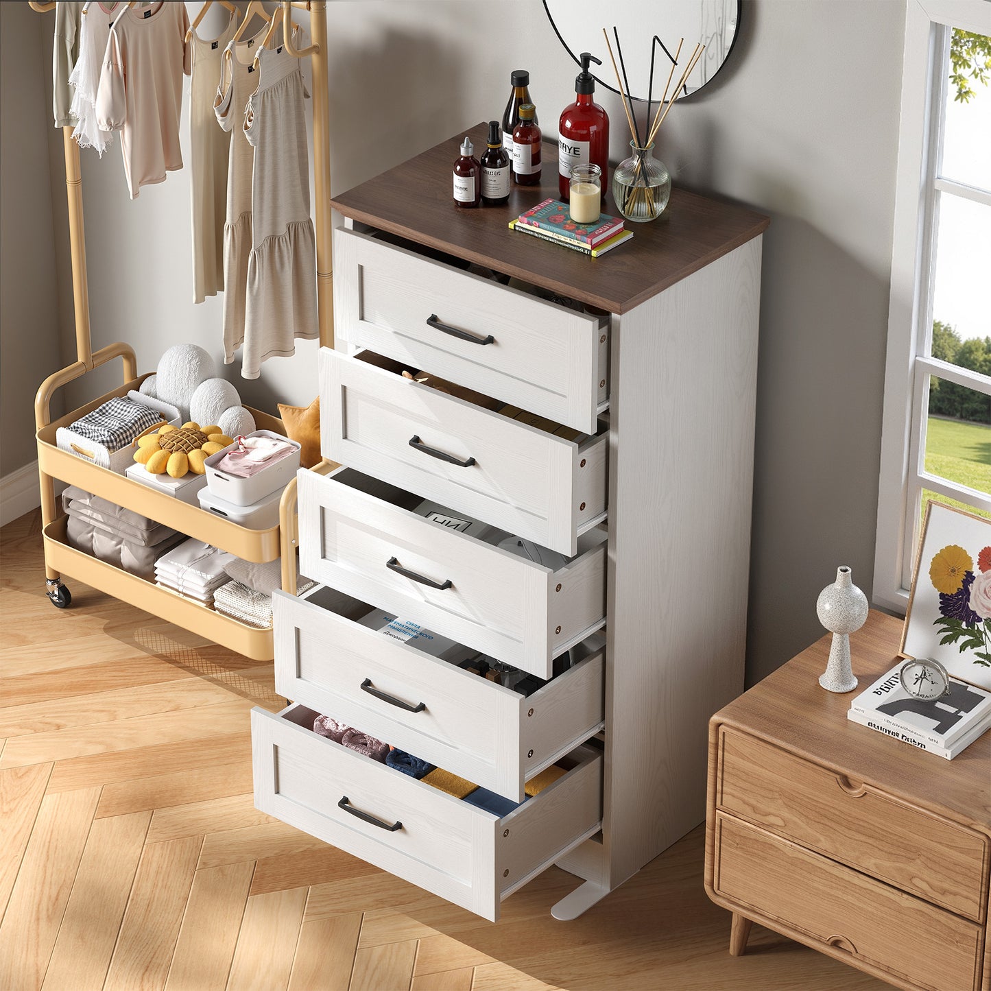 Drawer Organizer Storage Cabinet