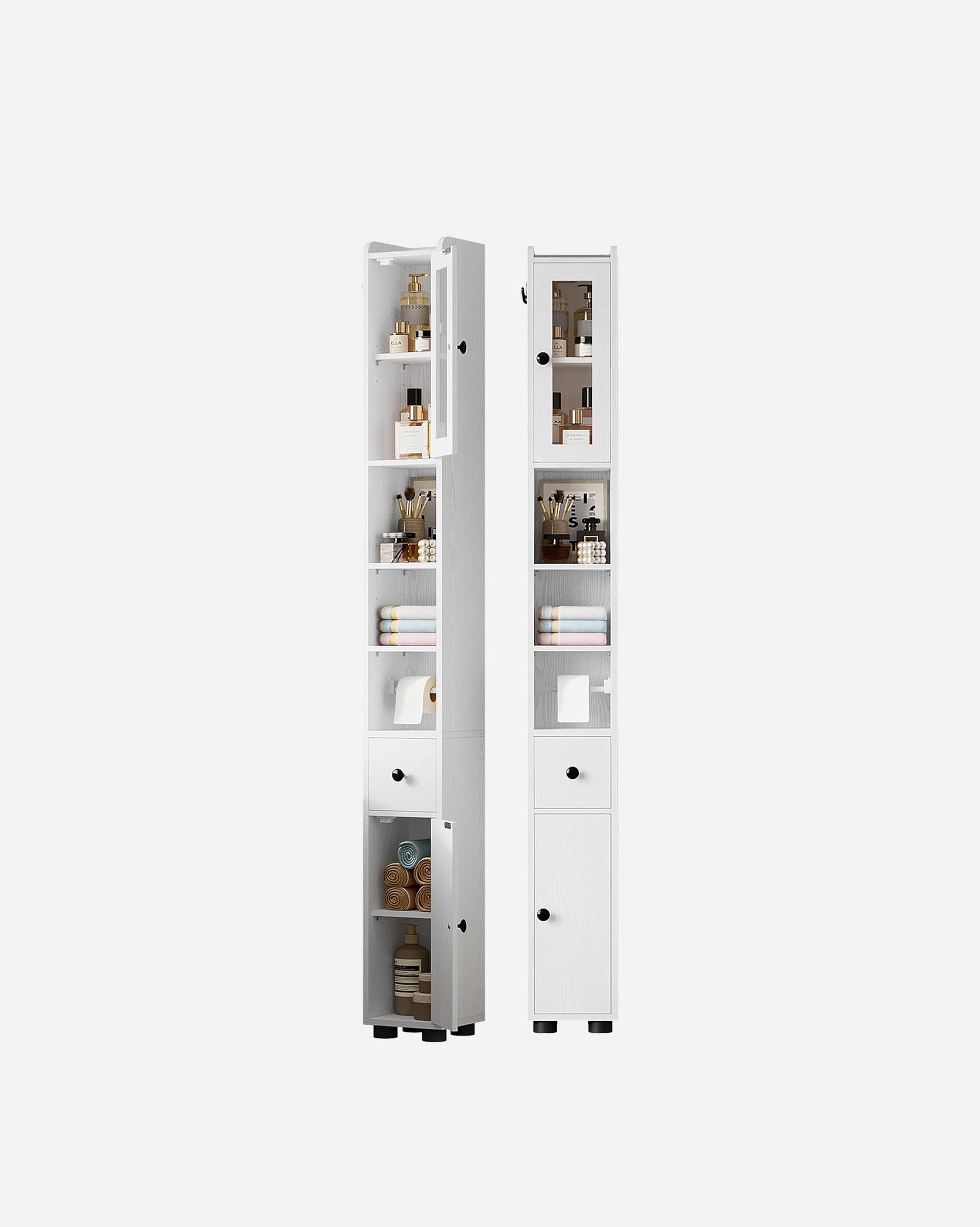 LIKIMIO Freestanding Slim Bathroom Storage Cabinet(71“)