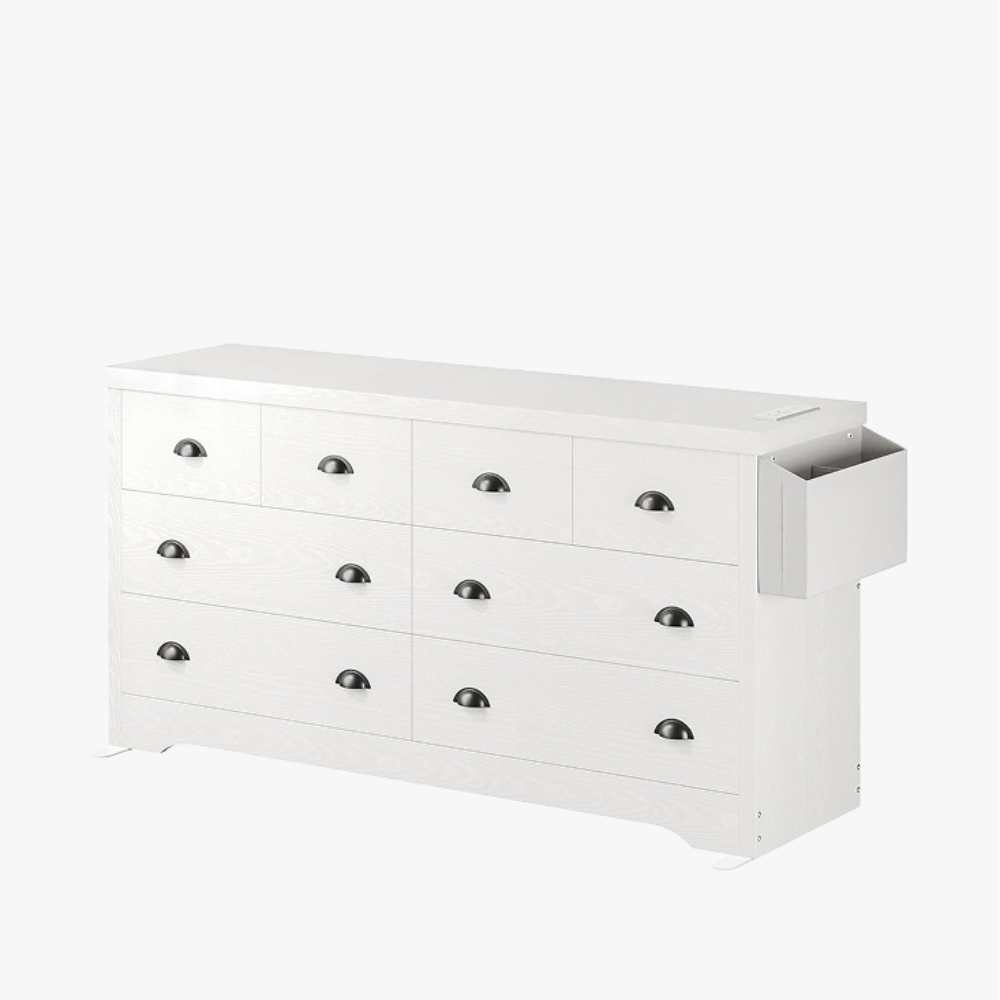 LIKIMIO Wooden 8-Drawers Dresser (59