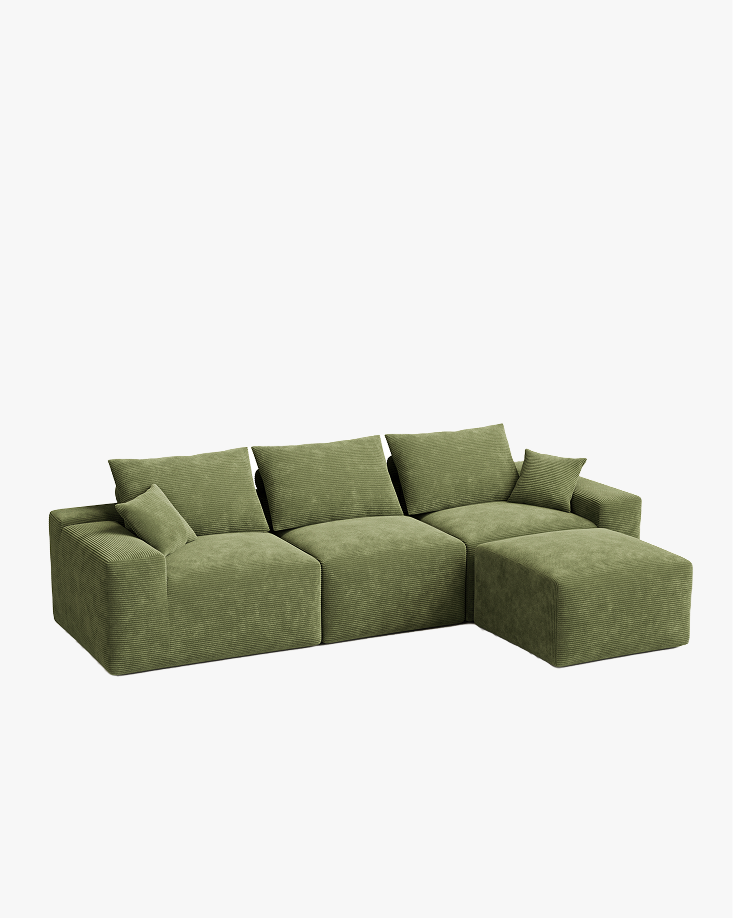 LIKIMIO 120" L-Shaped Sofa