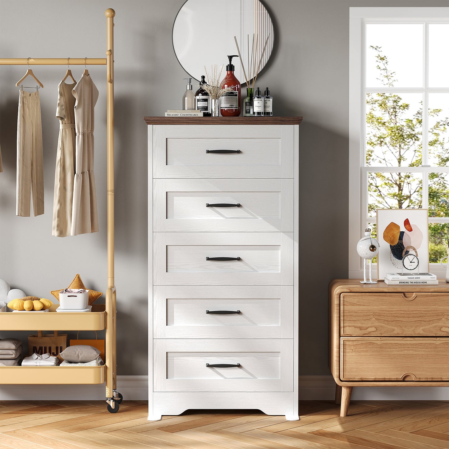 Drawer Organizer Storage Cabinet