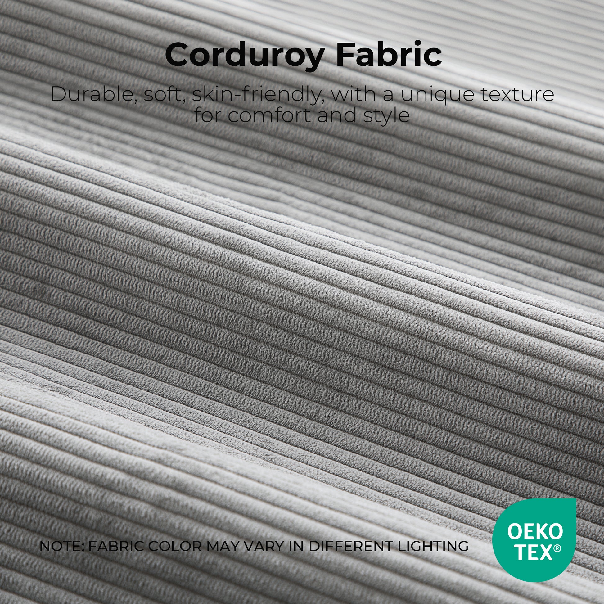 LIKIMIO 118" L-Shape Modern Modular Sofa