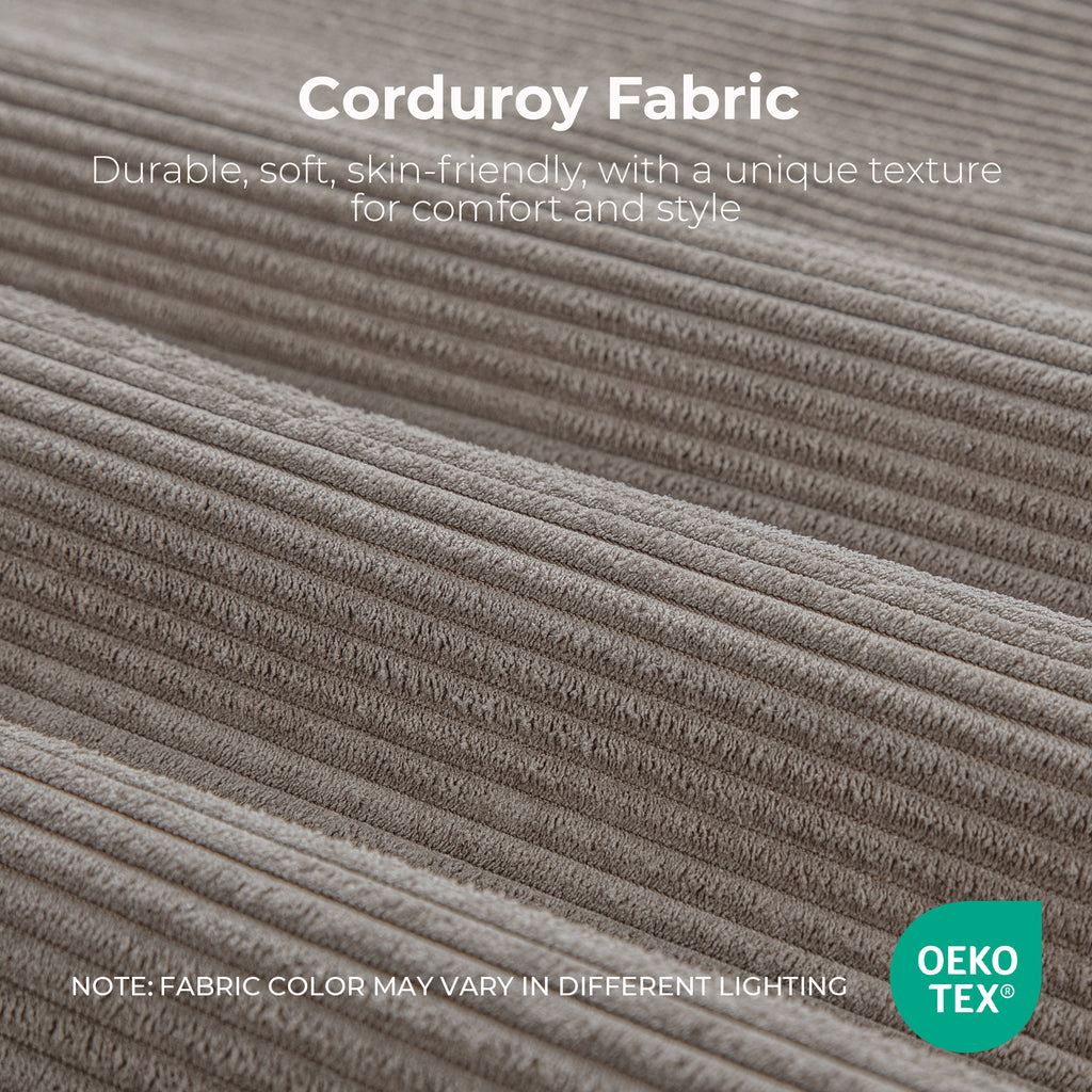 LIKIMIO 118" L-Shape Modern Modular Sofa