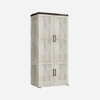 LIKIMIO Farmhouse Wardrobe Closet（70.9”）