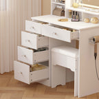 LIKIMIO 55.1" Led Mirror Make Up Vanity Set