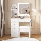LIKIMIO 55.1" Led Mirror Make Up Vanity Set