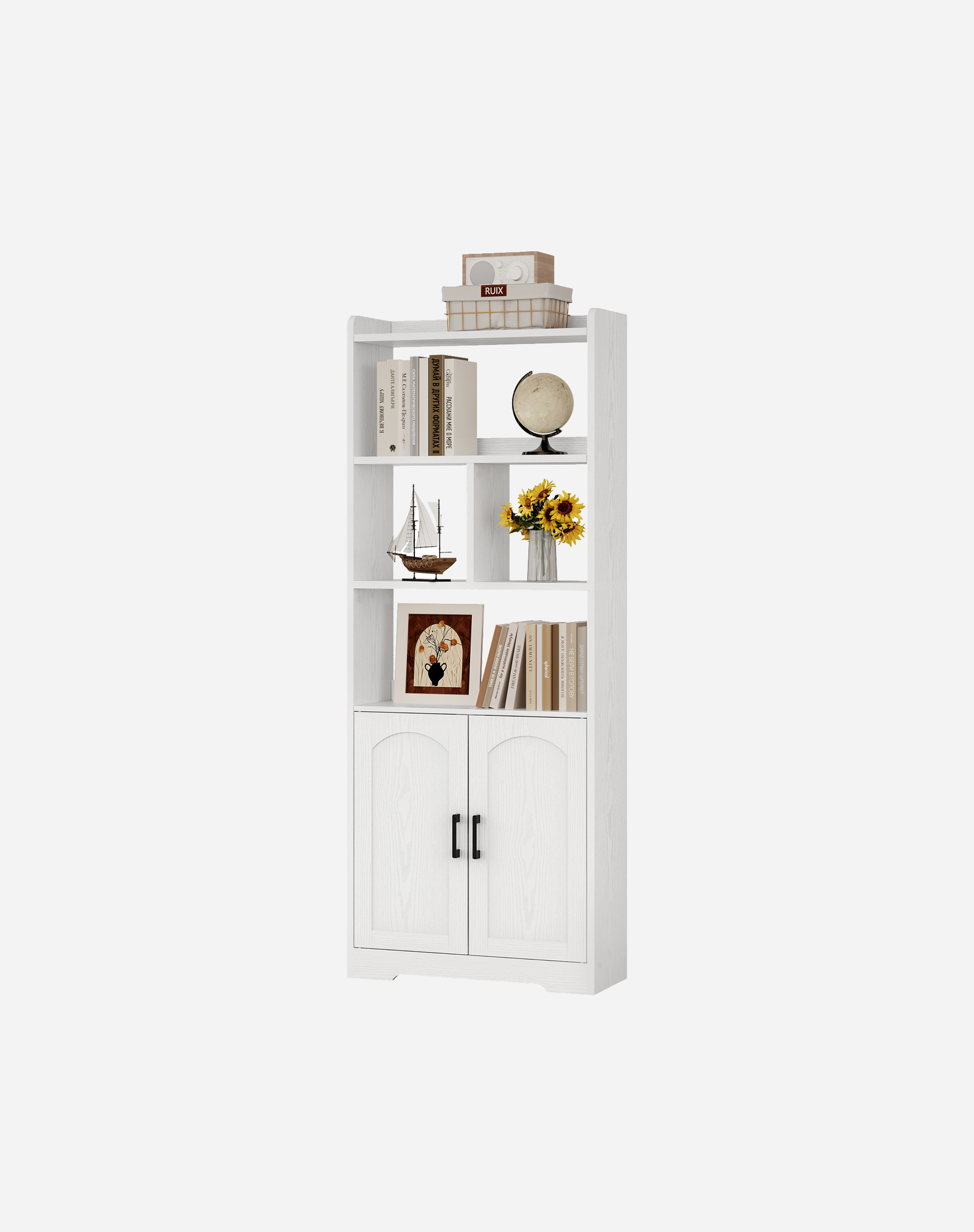 LIKIMIO Cube Bookcase with Backrest（63“）