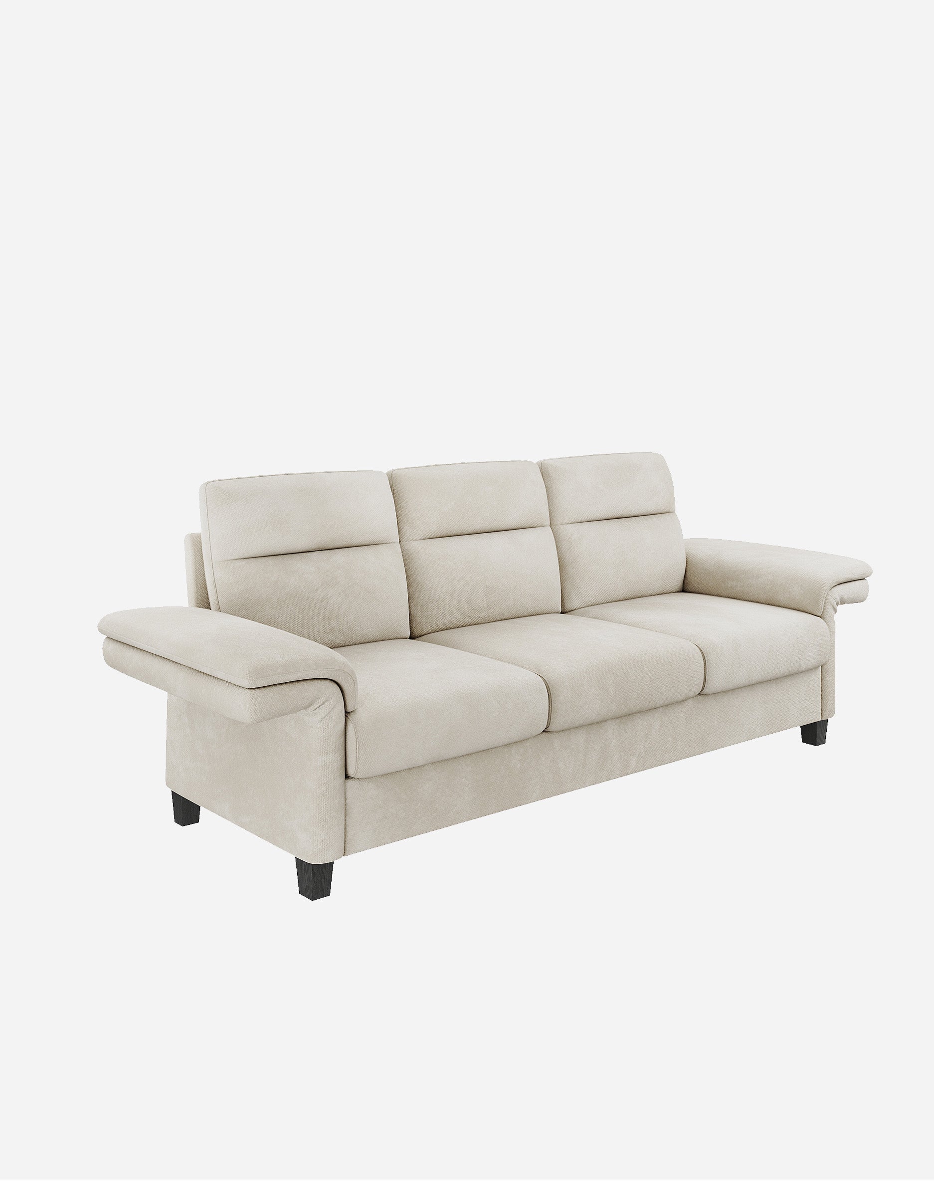 LIKIMIO 3-Seater Sofa with Adjustable Armrests