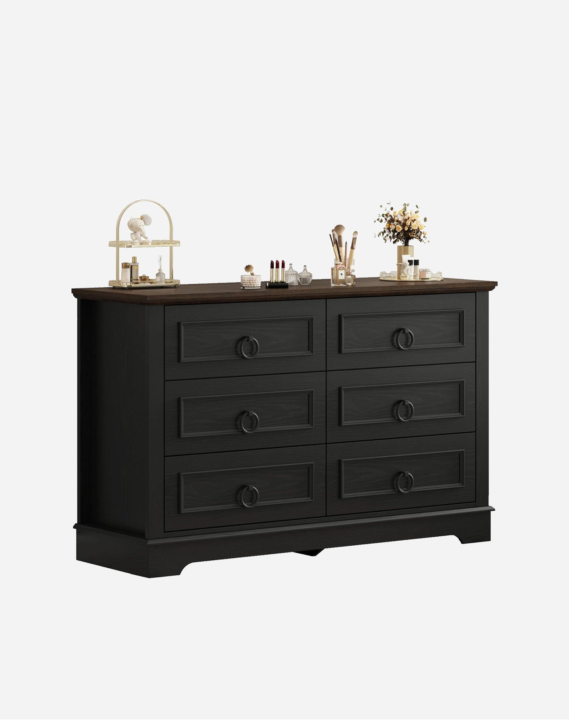 LIKIMIO Round Metal Handle Dresser（47.2”）