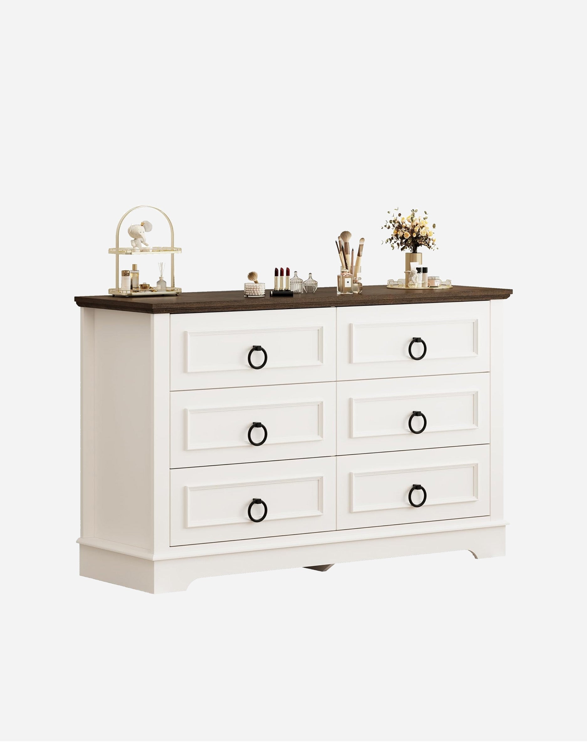 LIKIMIO Round Metal Handle Dresser（47.2”）