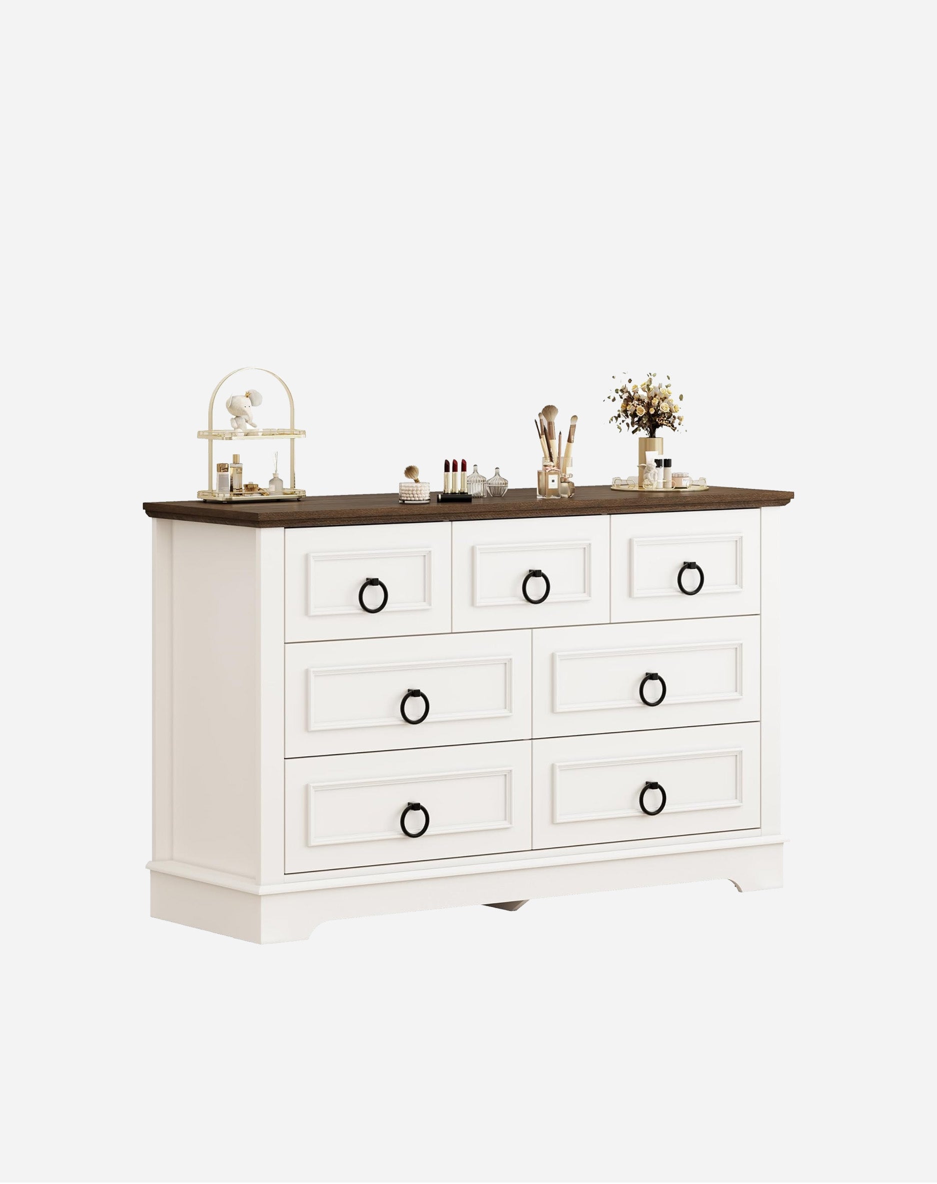 LIKIMIO Wooden 7-Drawer Dresser (47.2")