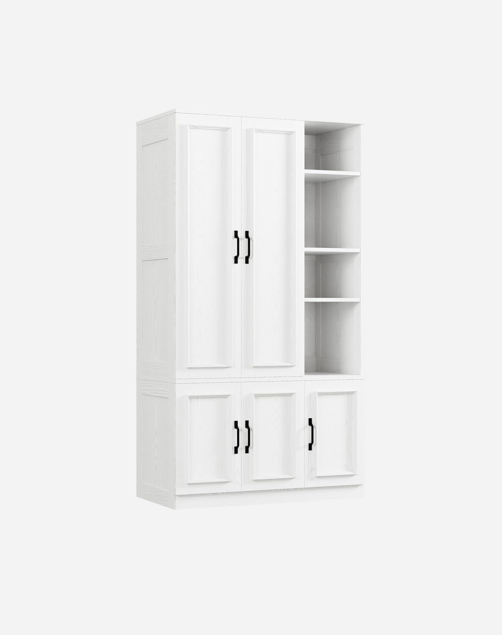 LIKIMIO Armoire Wooden Wardrobe Closet (70")