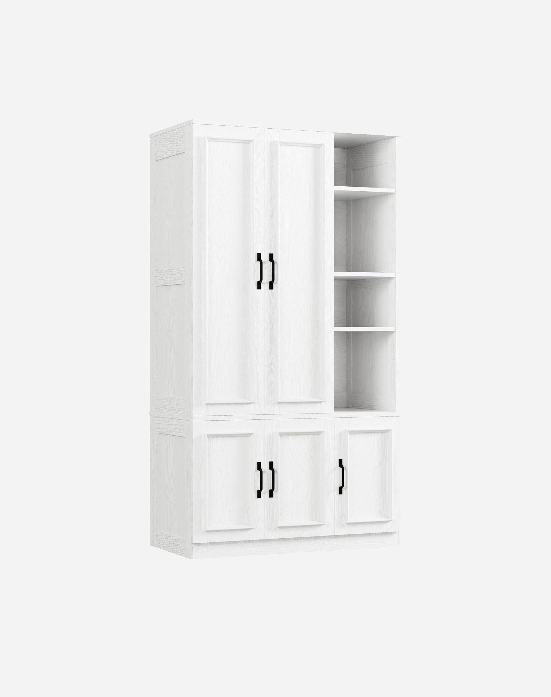 LIKIMIO Armoire Wooden Wardrobe Closet (70")
