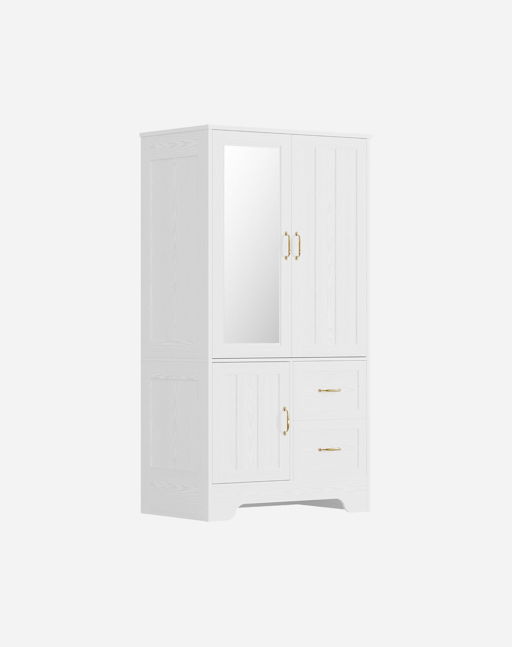 LIKIMIO Half-length Mirror MDF Wooden Closet（68”）
