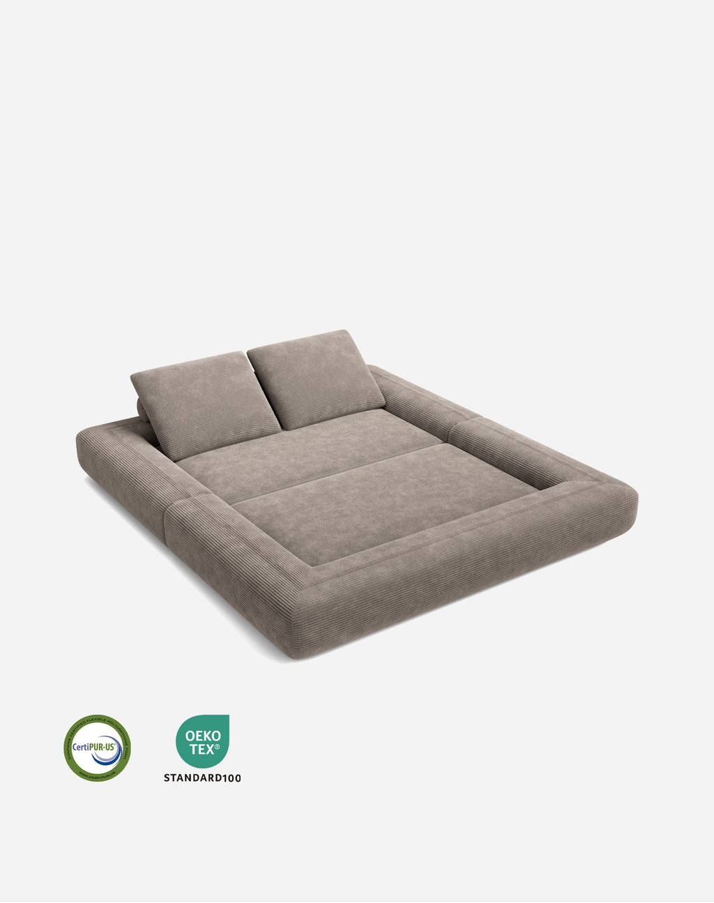 LIKIMIO 3-in-1 Convertible Sofa Bed & Foldable Mattress