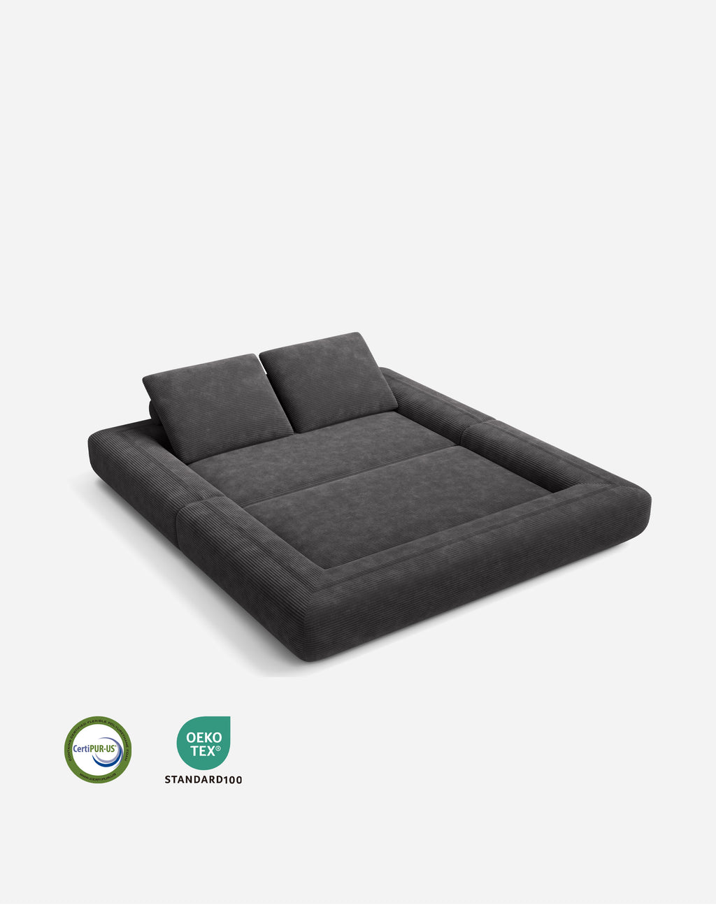 LIKIMIO 3-in-1 Convertible Sofa Bed & Foldable Mattress