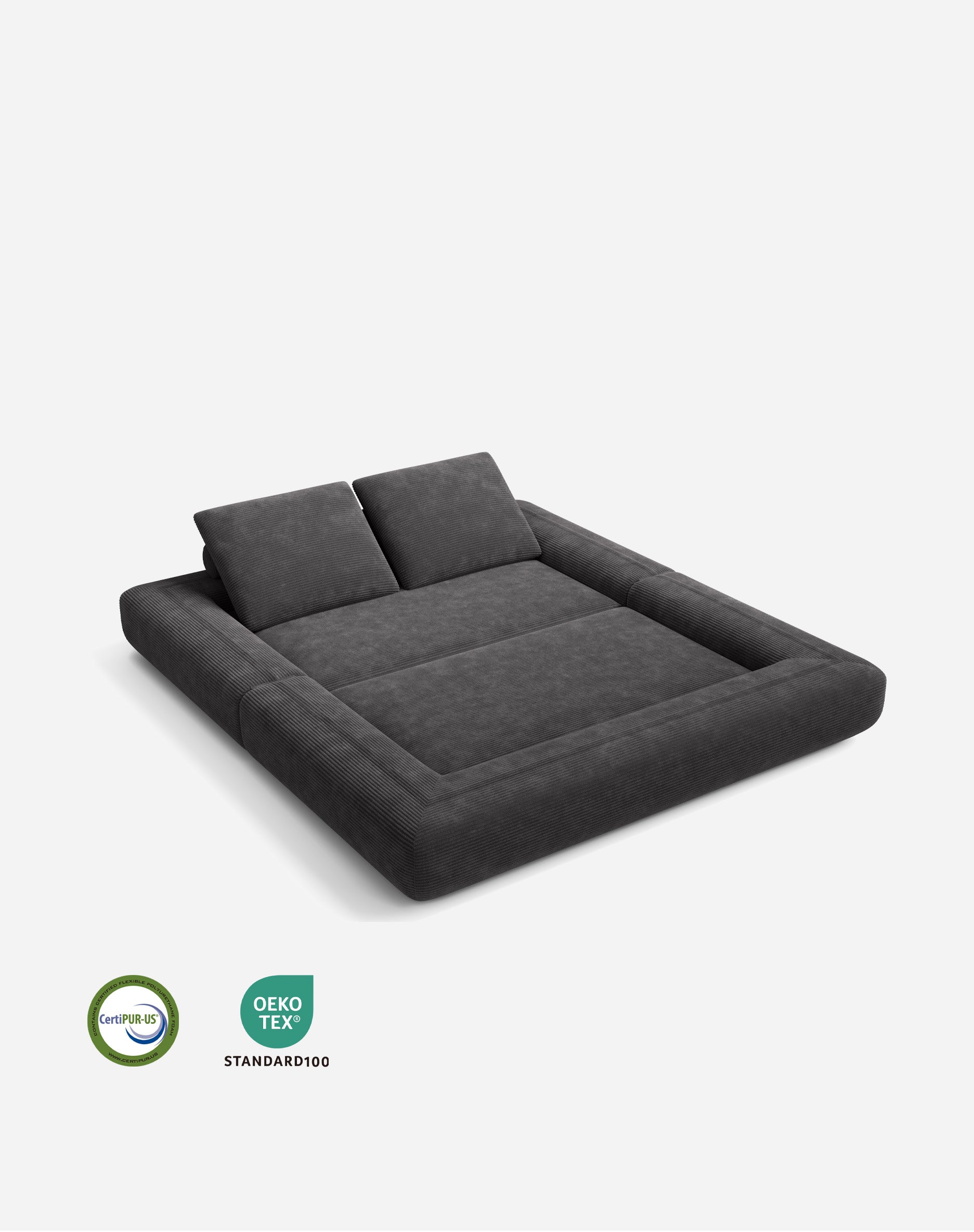 LIKIMIO 3-in-1 Convertible Sofa Bed & Foldable Mattress