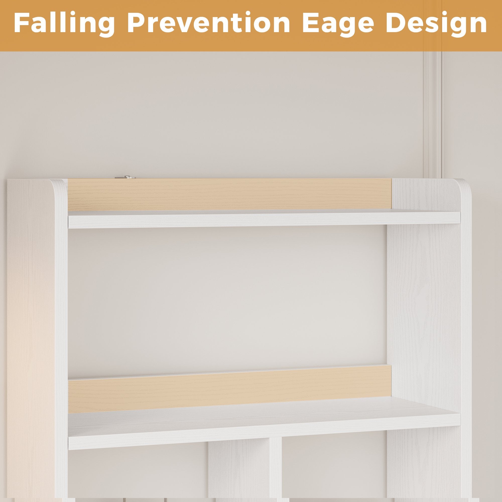 LIKIMIO Cube Bookcase with Backrest（63“）