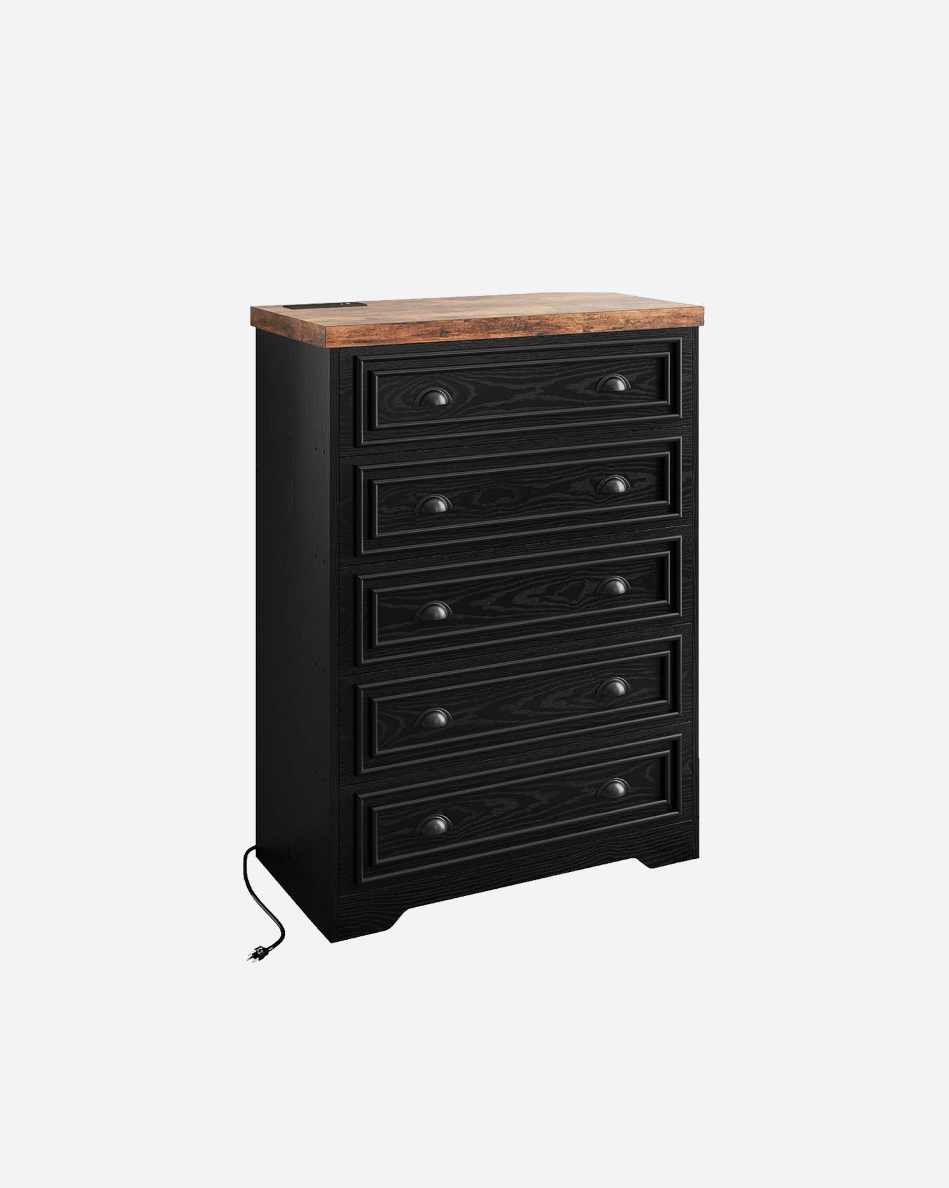 LIKIMIO Wooden 5-Drawer Dresser（43“）