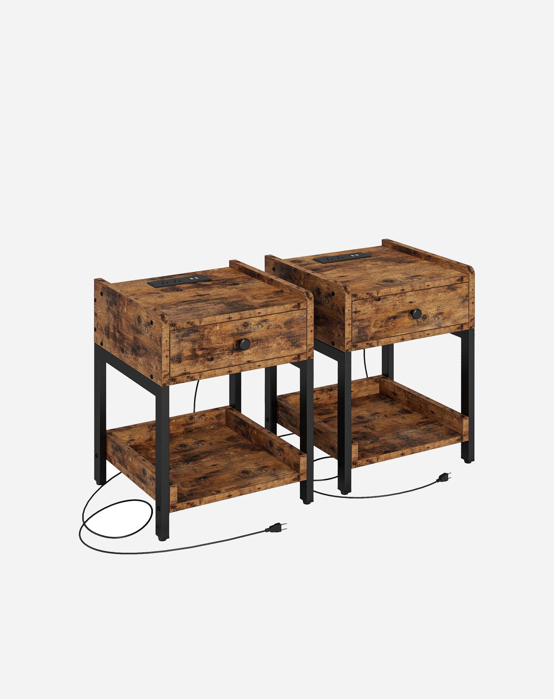 LIKIMIO Retro Charging Nightstand