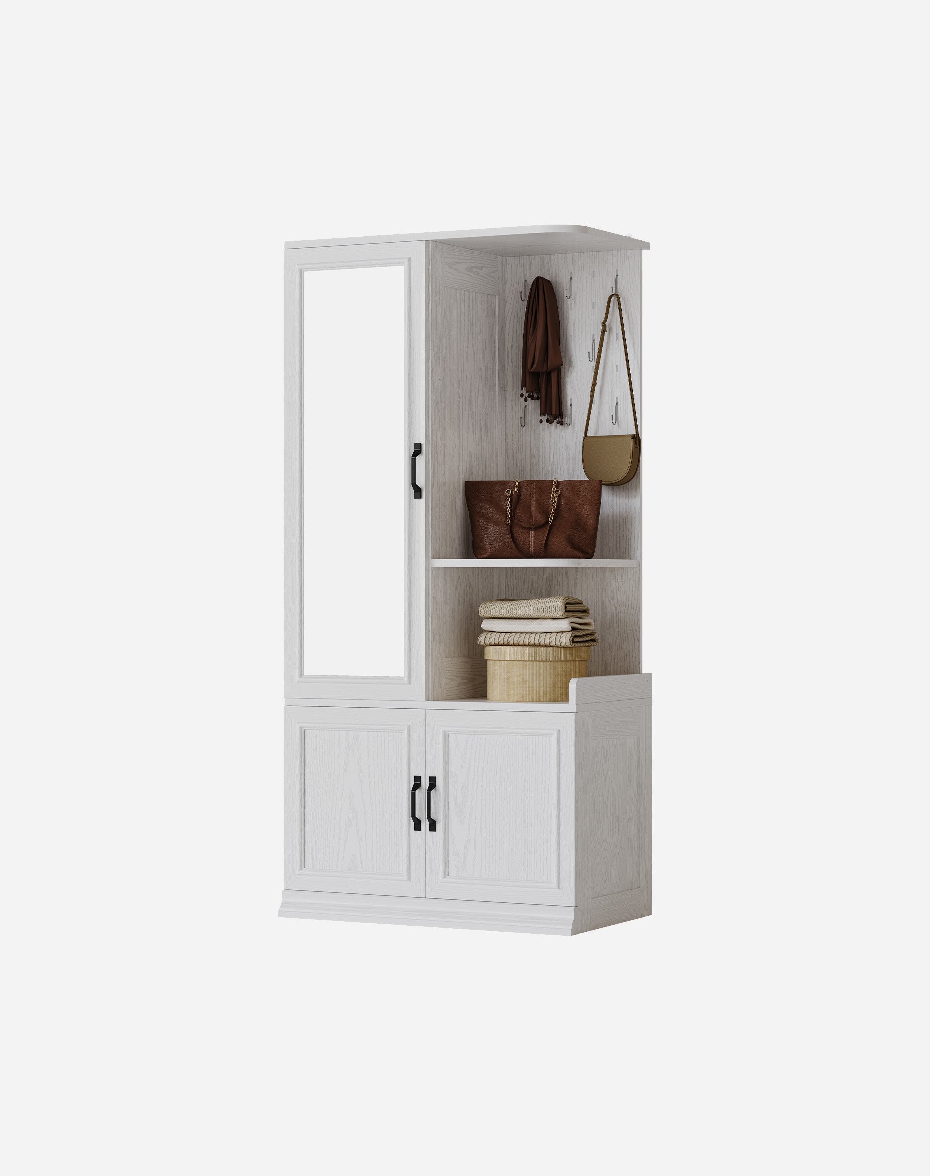 LIKIMIO Reversible Installation Design Wooden Wardrobe (70”)