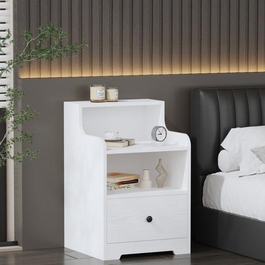 Nightstand with Drawer for Bedroom