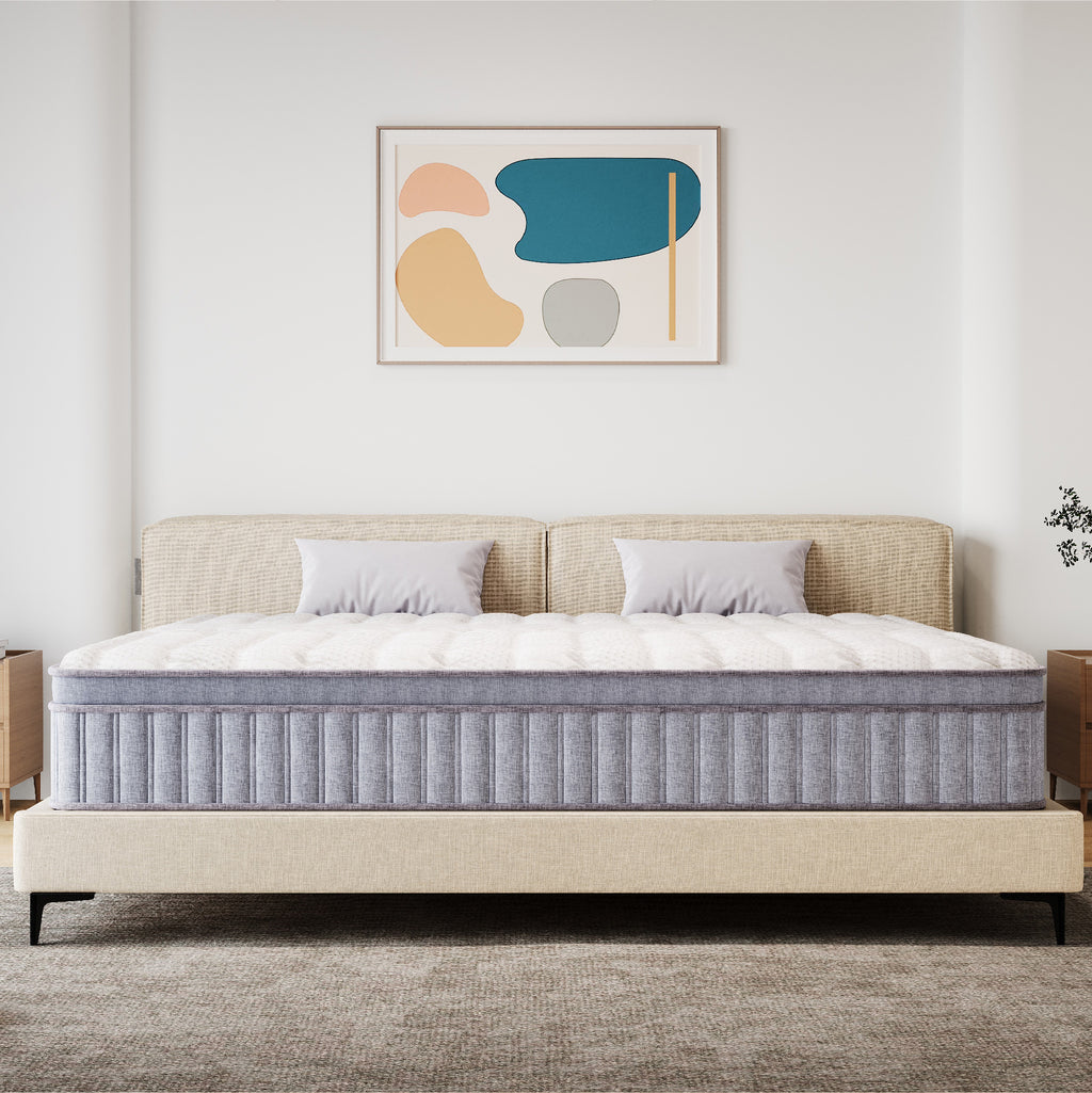 LIKIMIO LIKIMIO Ice Silk Fabric Memory Foam Mattress（CertiPUR-US Certified）