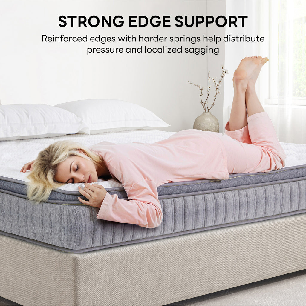 LIKIMIO LIKIMIO Ice Silk Fabric Memory Foam Mattress（CertiPUR-US Certified）