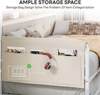 LIKIMIO Storage Sofa Bed on Casters