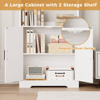 LIKIMIO Cube Bookcase with Backrest（63“）