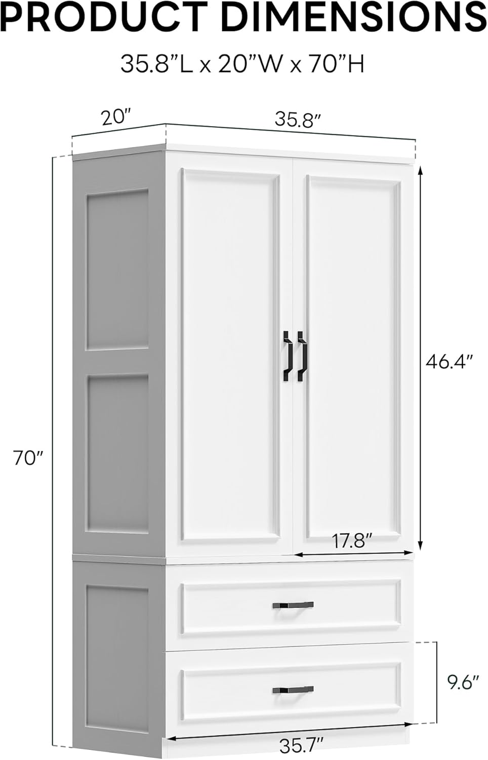 LIKIMIO Freestanding combination Closet