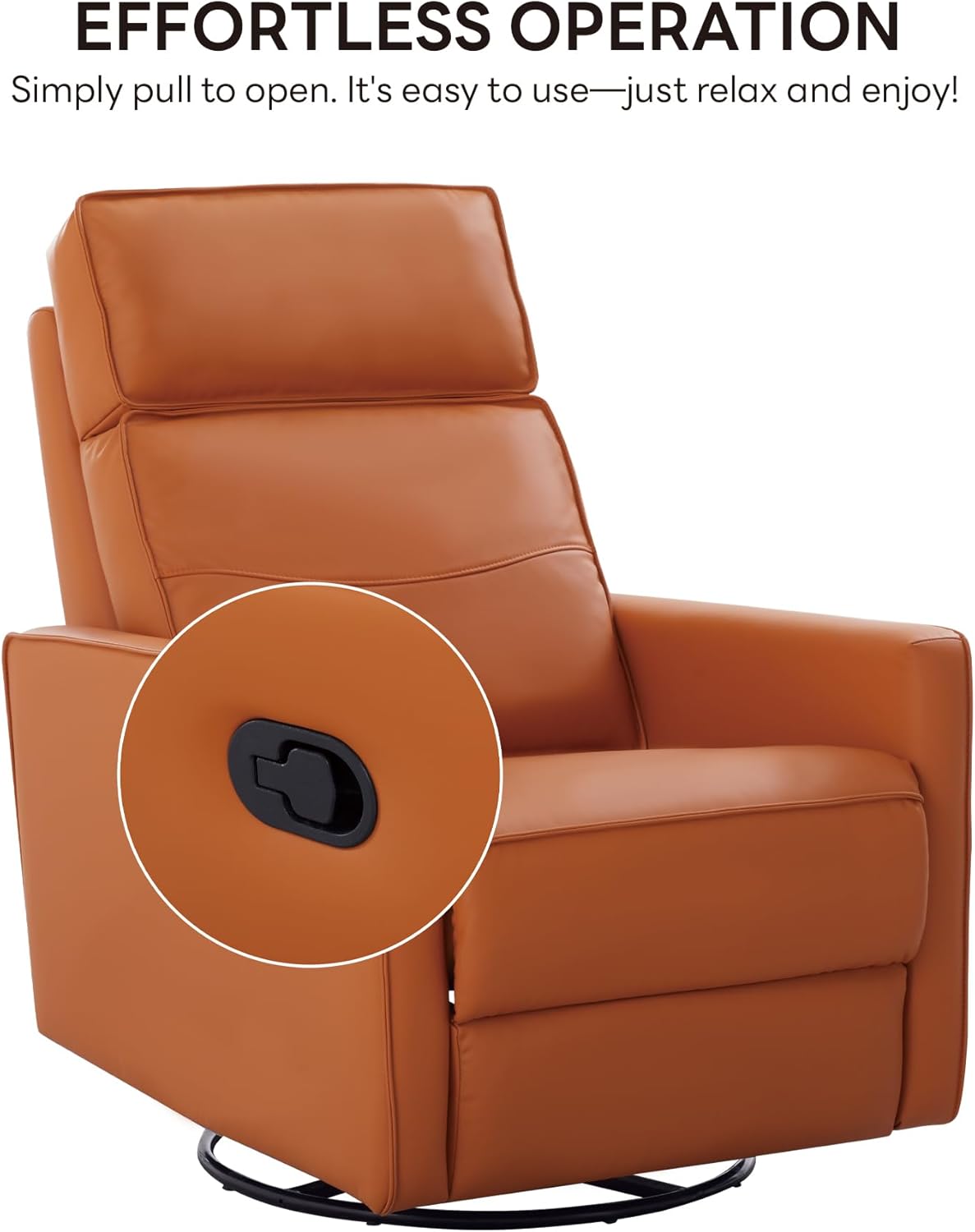 LIKIMIO 360° Rotating Rocking Chair