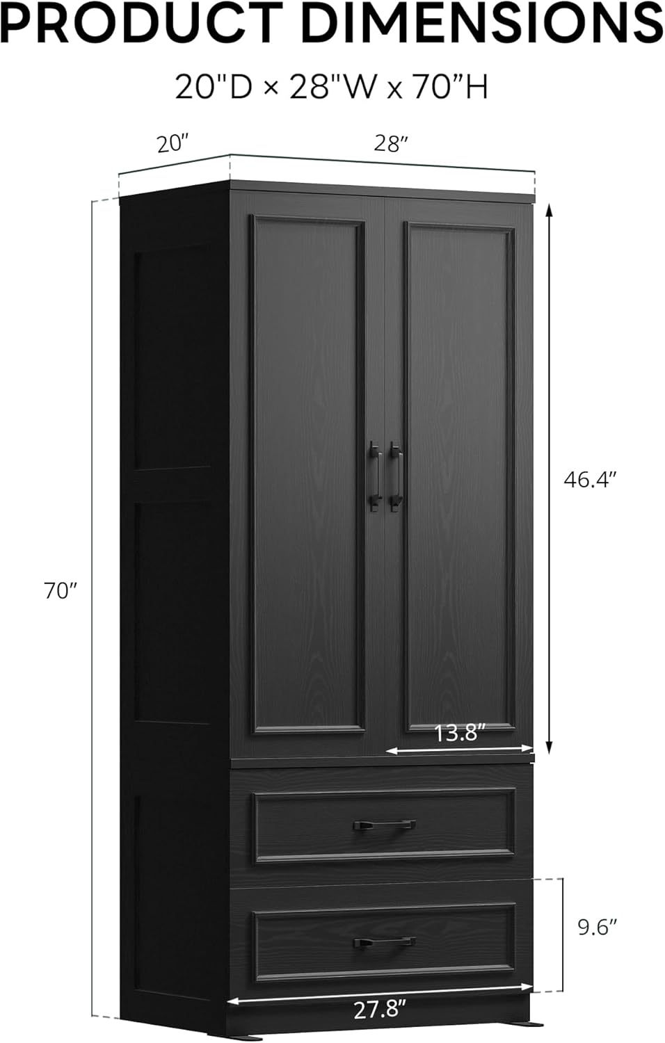 LIKIMIO Freestanding combination Closet