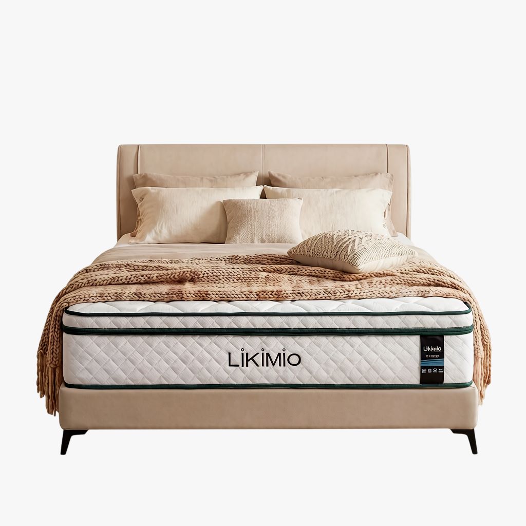 LIKIMIO 12 Inch Memory Foam Mattress, Oeko-TEX & CertiPUR-US Certified