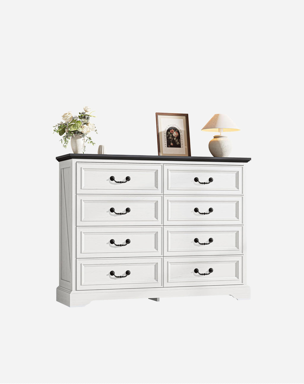 LIKIMIO Wooden 8-drawer Dresser（52"）
