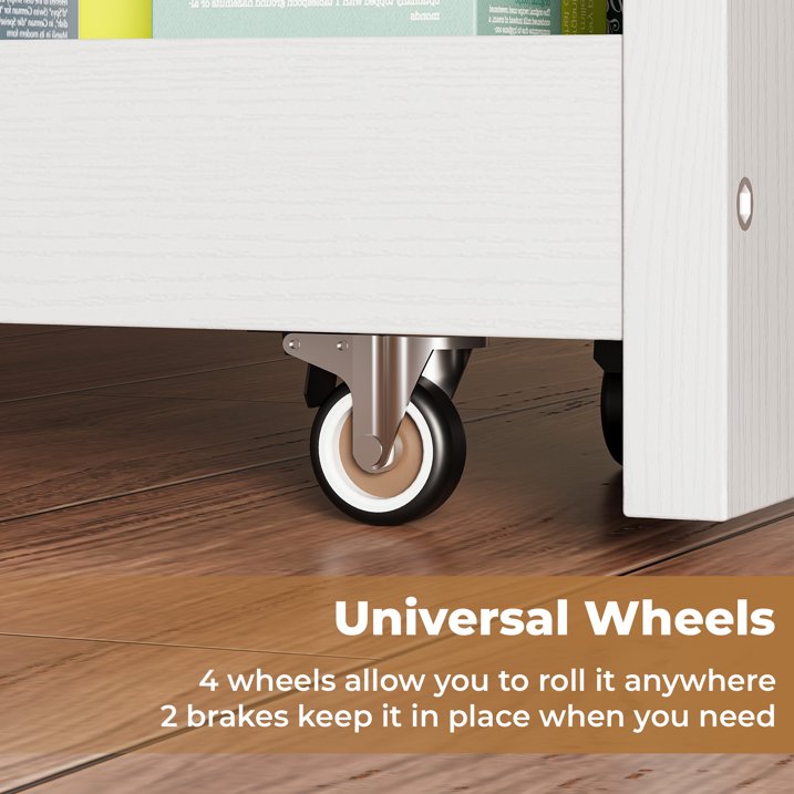 LIKIMIO Four-Layer Slim Rolling Cart