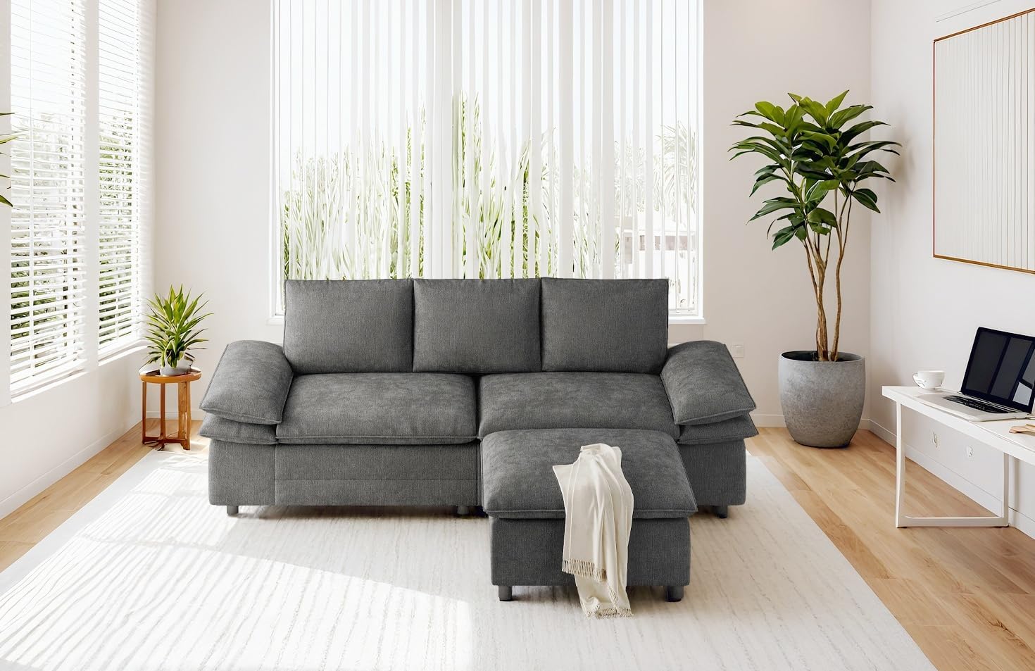 LIKIMIO L-shaped Detachable Sofa