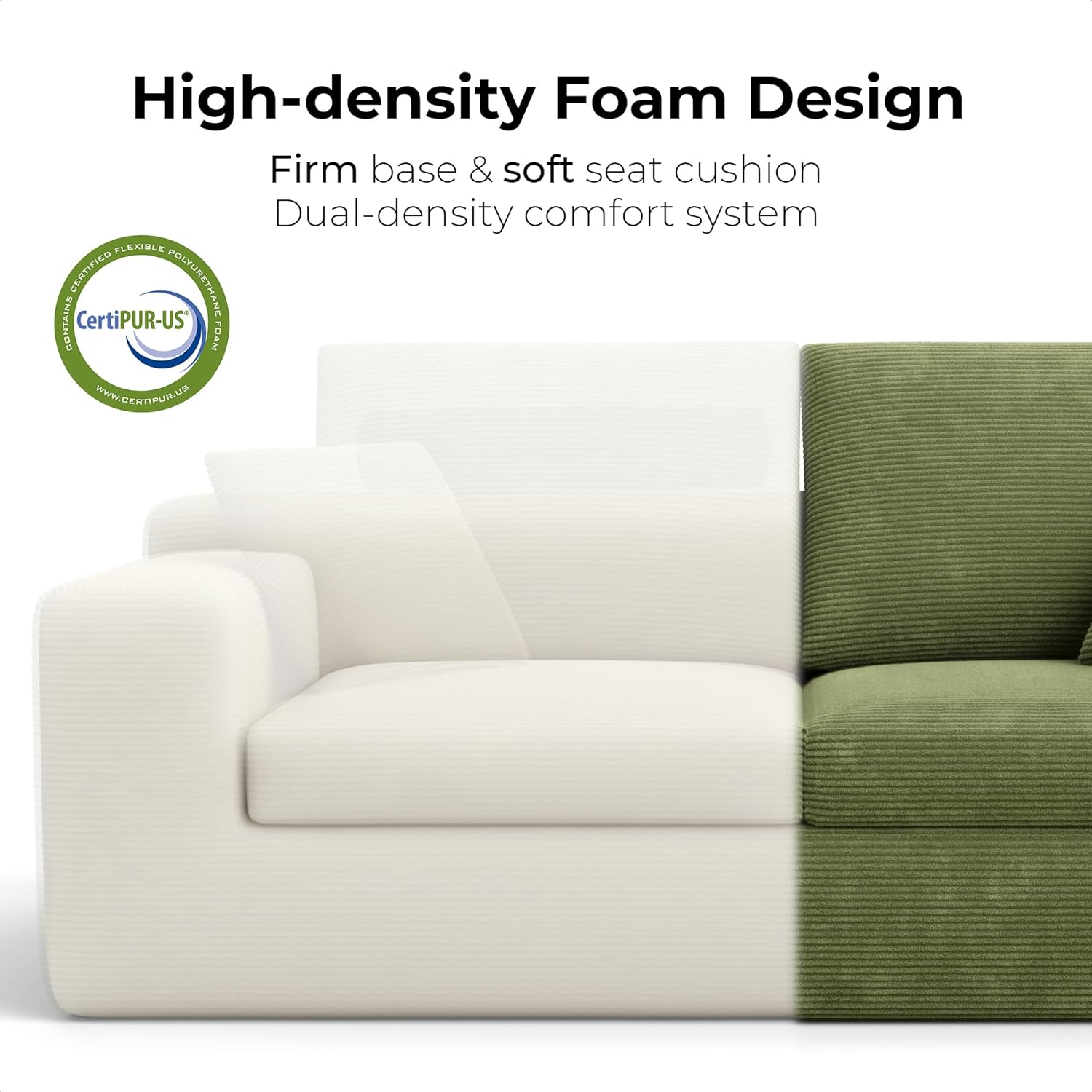 LIKIMIO Cloud Frameless Loveseat（78“）