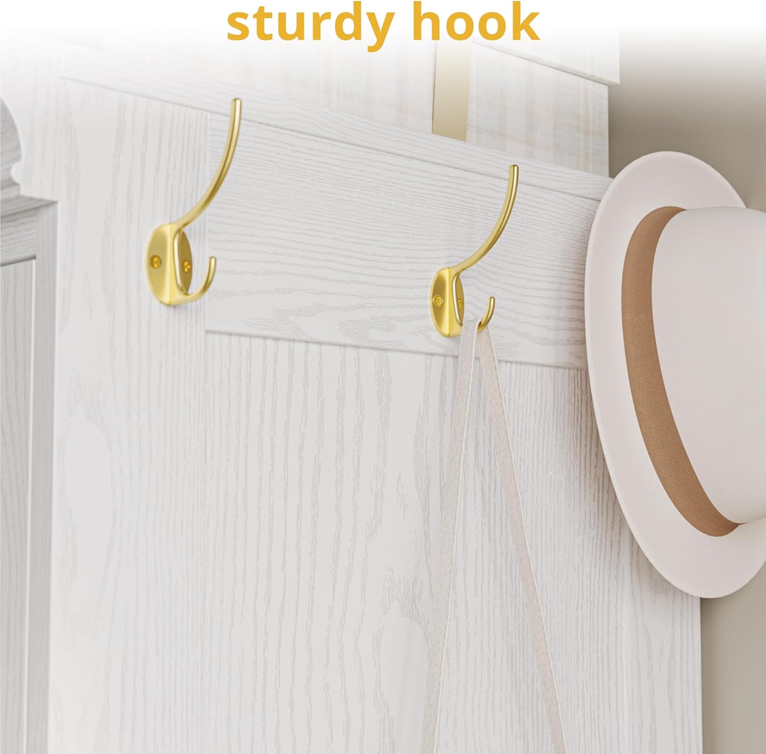 LIKIMIO Wooden Wardrobe with Mirror & 2 Open Shelves （70”）