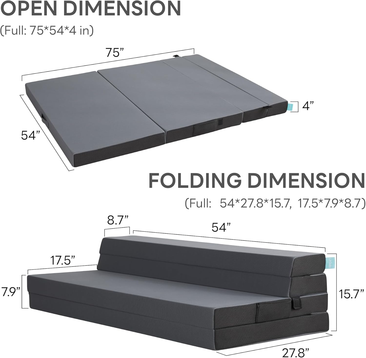 LIKIMIO Go-Fold Foam Mattress