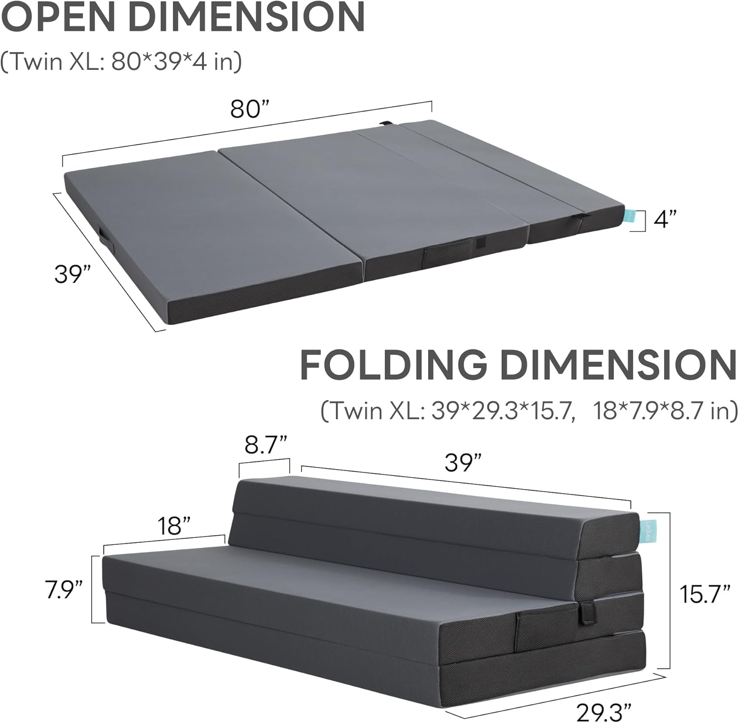 LIKIMIO Go-Fold Foam Mattress