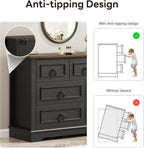 LIKIMIO Wooden 7-Drawer Dresser (47.2")