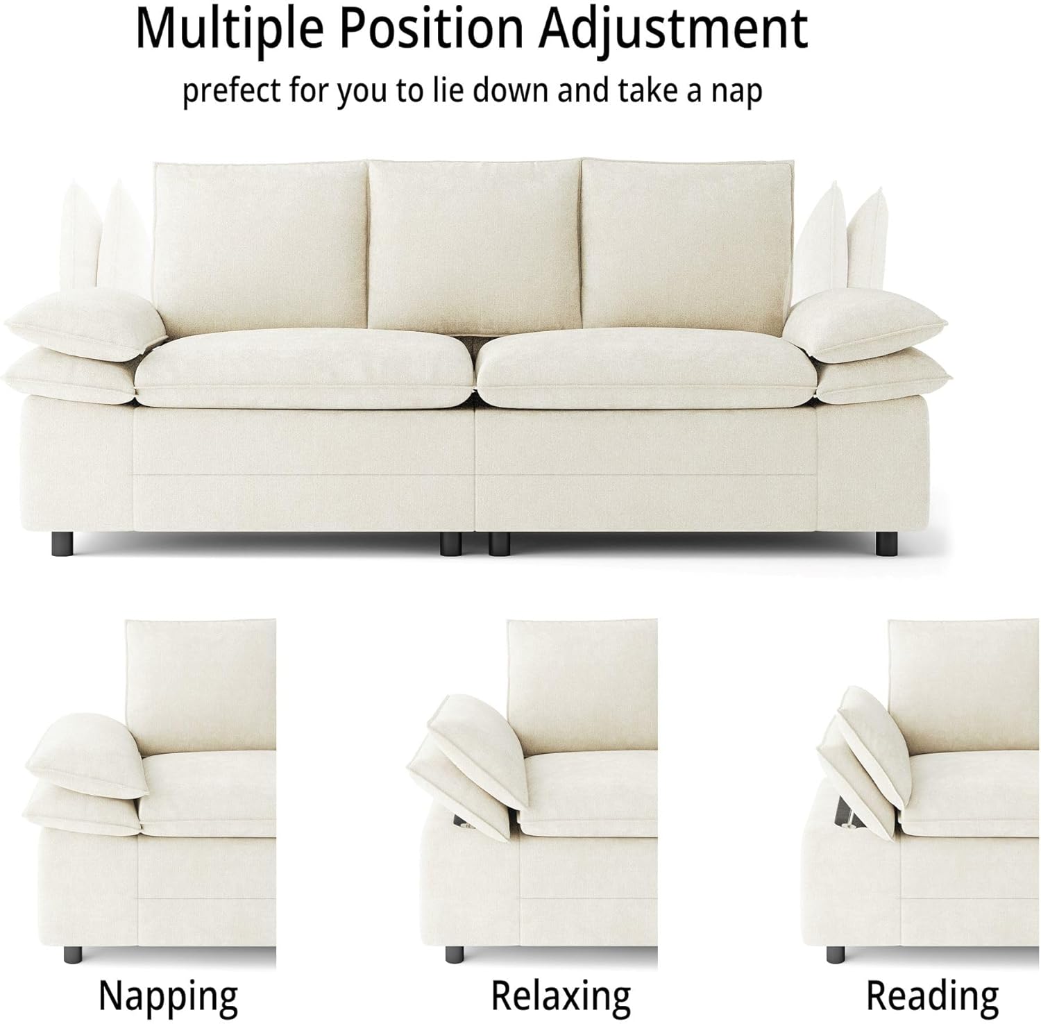 LIKIMIO L-shaped Detachable Sofa