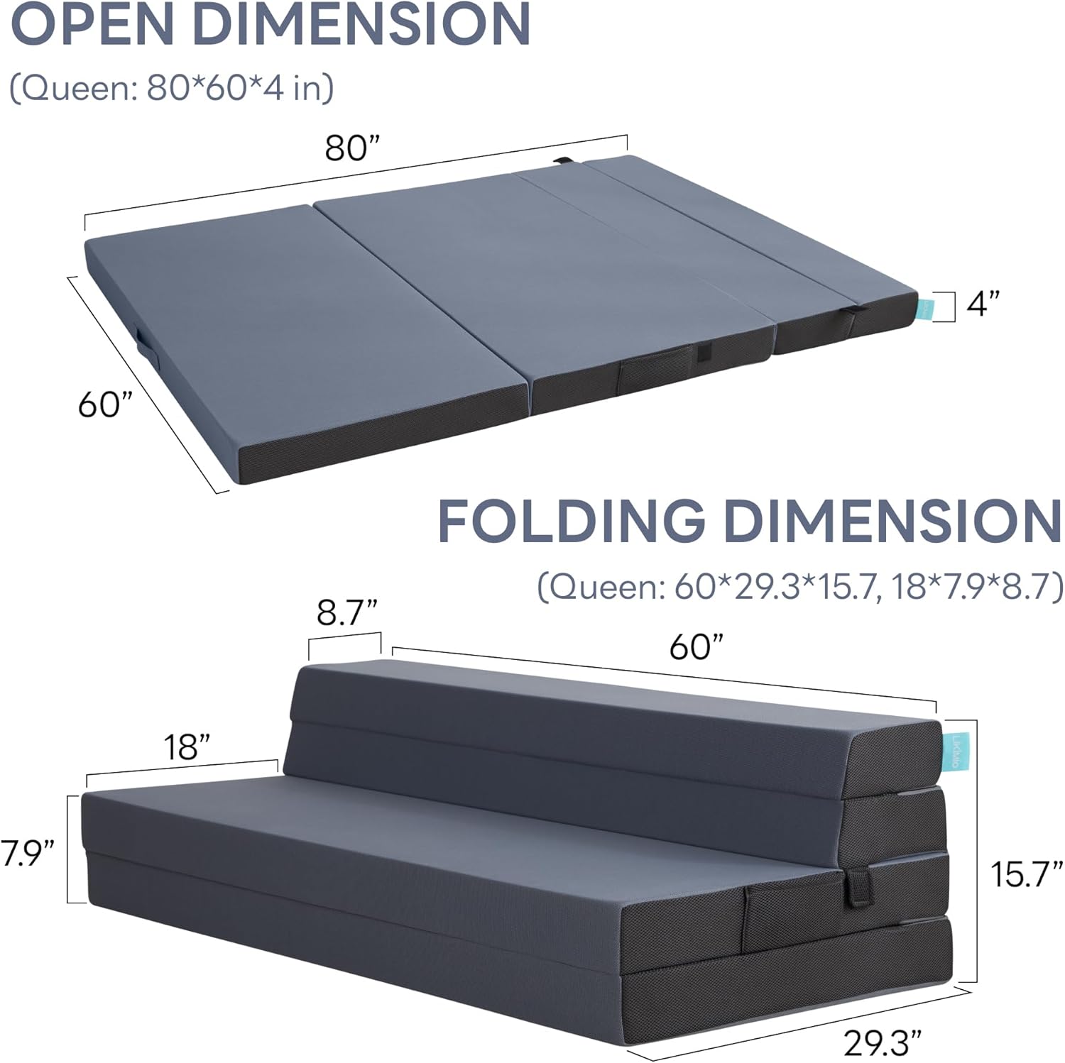 LIKIMIO Go-Fold Foam Mattress