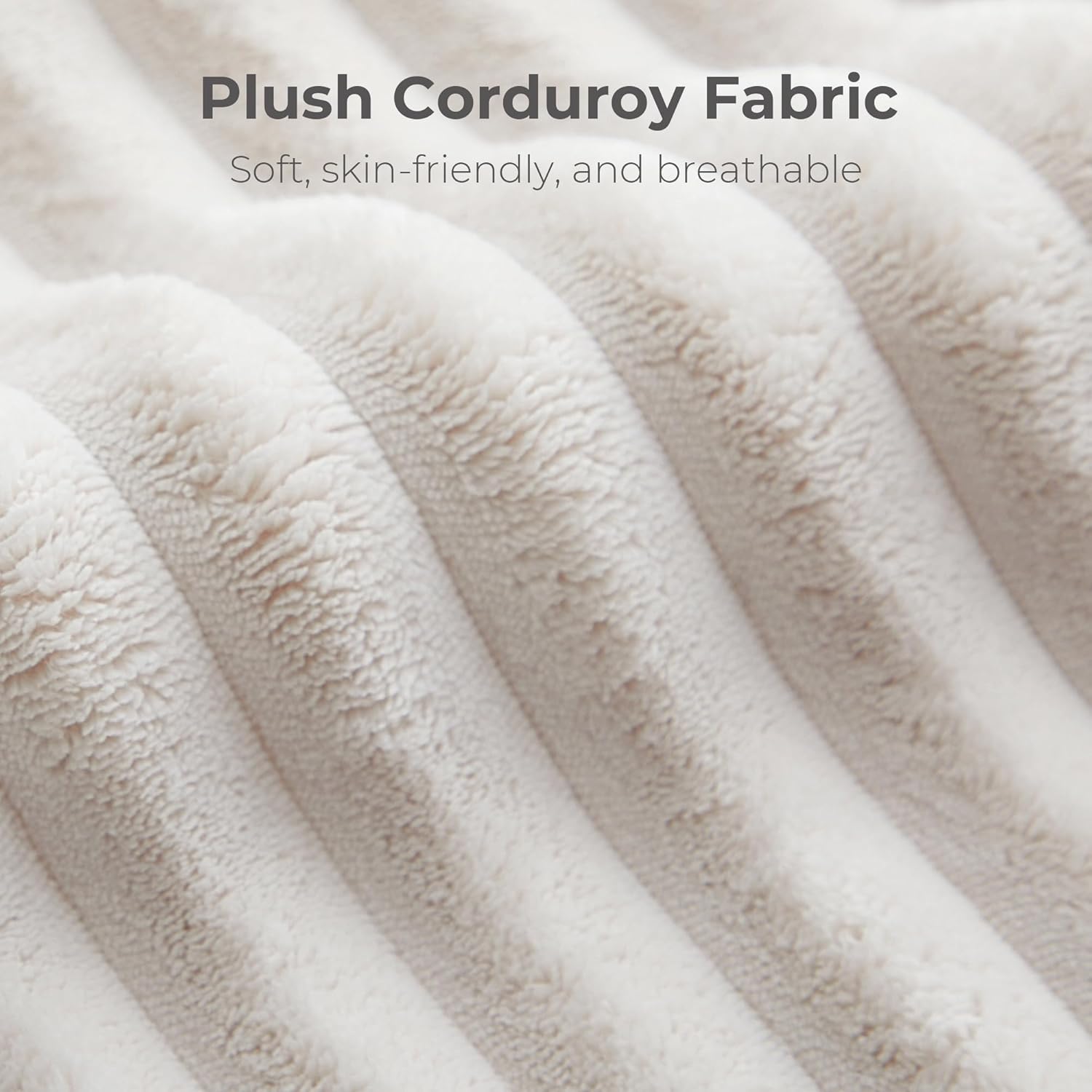 LIKIMIO 93”  Cloud Corduroy Sofa Bed