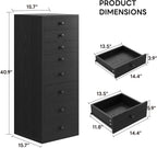 LIKIMIO 8-Drawer Tallboy (40.9")