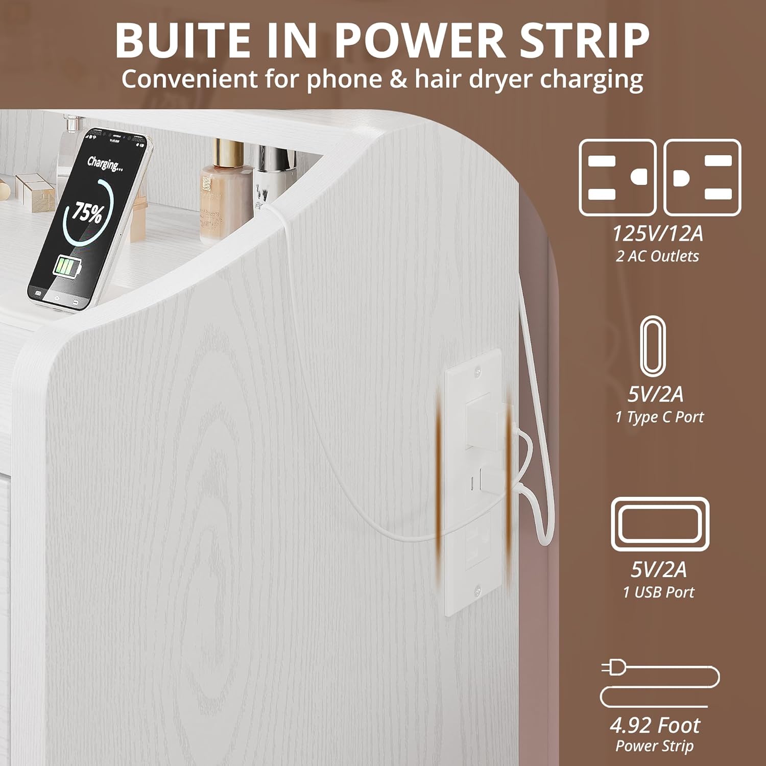 LIKIMIO Adjustable Lighting Vanity Set