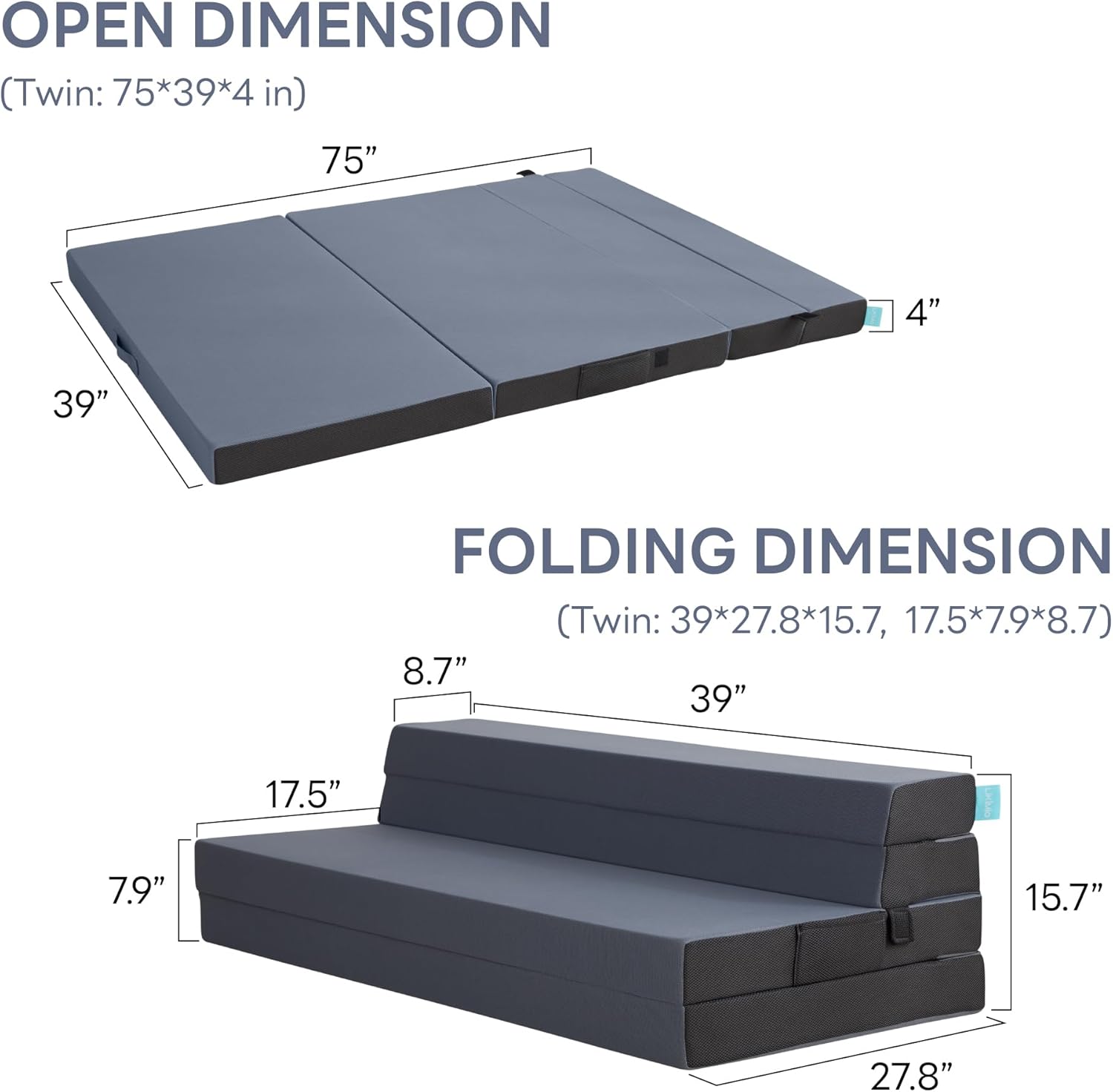 LIKIMIO Go-Fold Foam Mattress