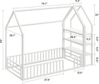 LIKIMIO Floor-standing Storage Loft Bed Frame